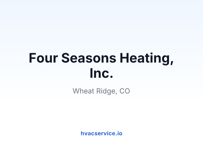 Four Seasons Heating, Inc.
