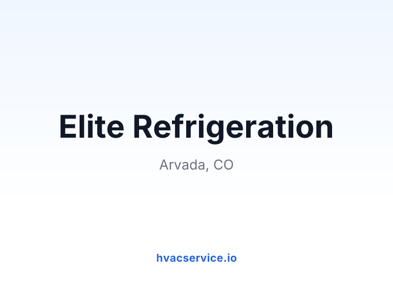 Elite Refrigeration