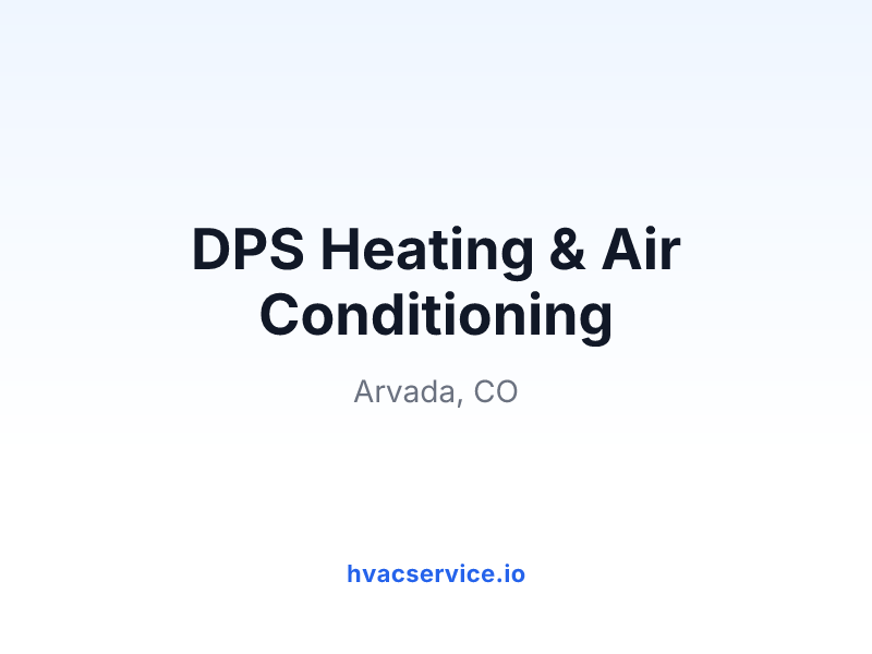 DPS Heating & Air Conditioning