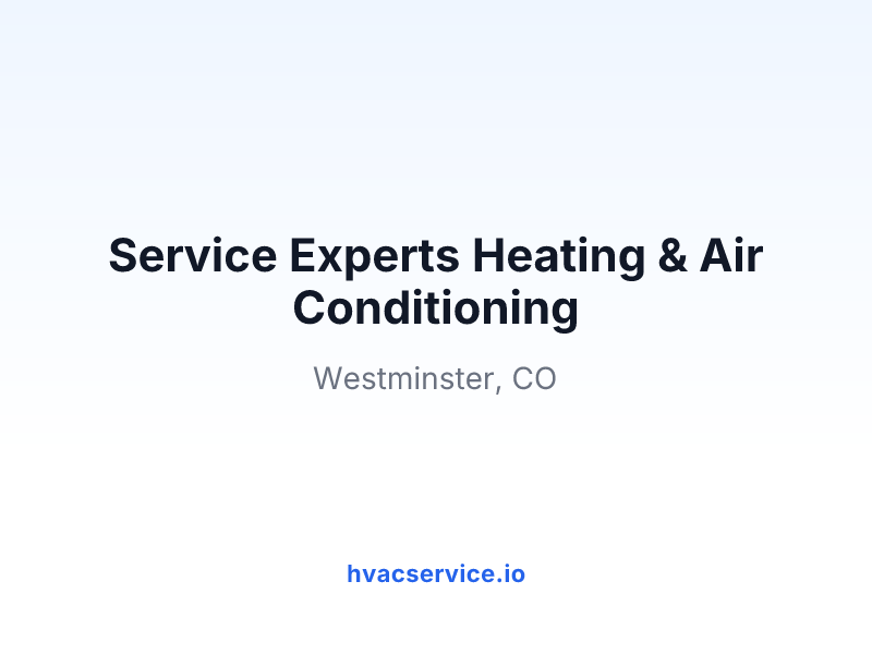 Service Experts Heating & Air Conditioning