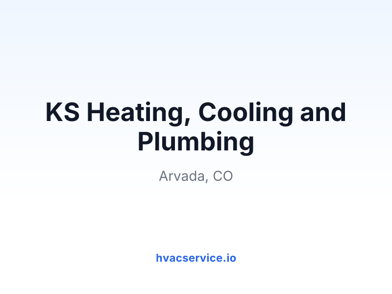 KS Heating, Cooling and Plumbing