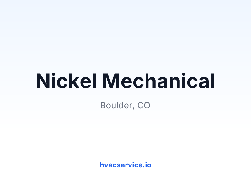 Nickel Mechanical