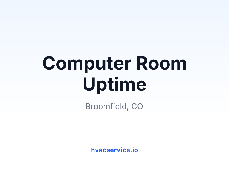 Computer Room Uptime