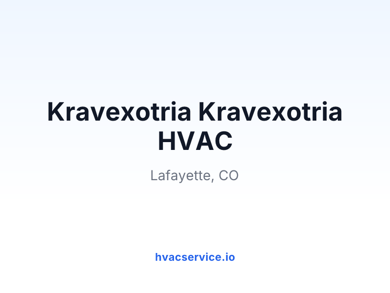 Kravexotria Kravexotria HVAC