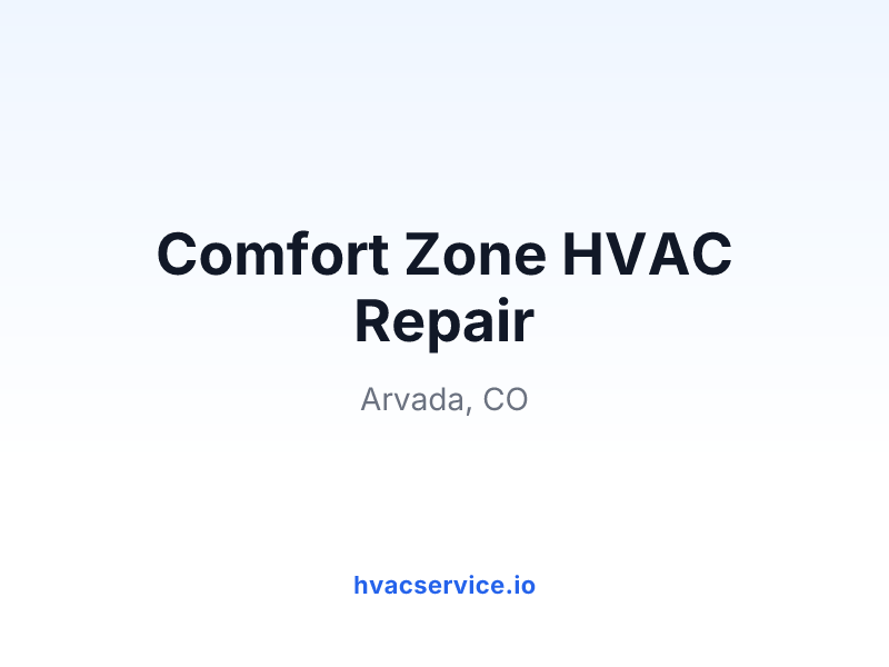 Comfort Zone HVAC Repair