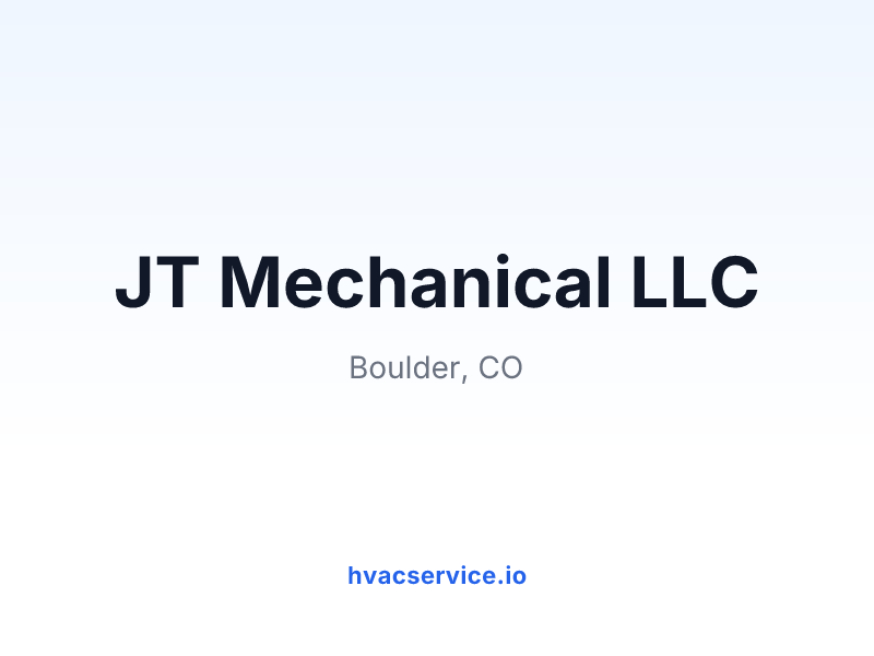 JT Mechanical LLC