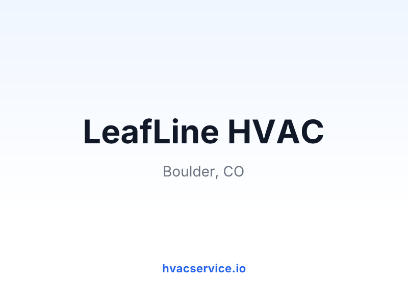 LeafLine HVAC