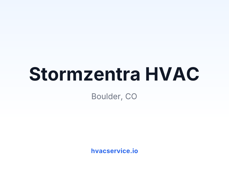 Stormzentra HVAC