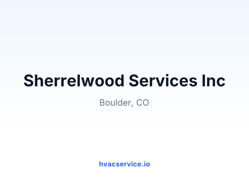 Sherrelwood Services Inc