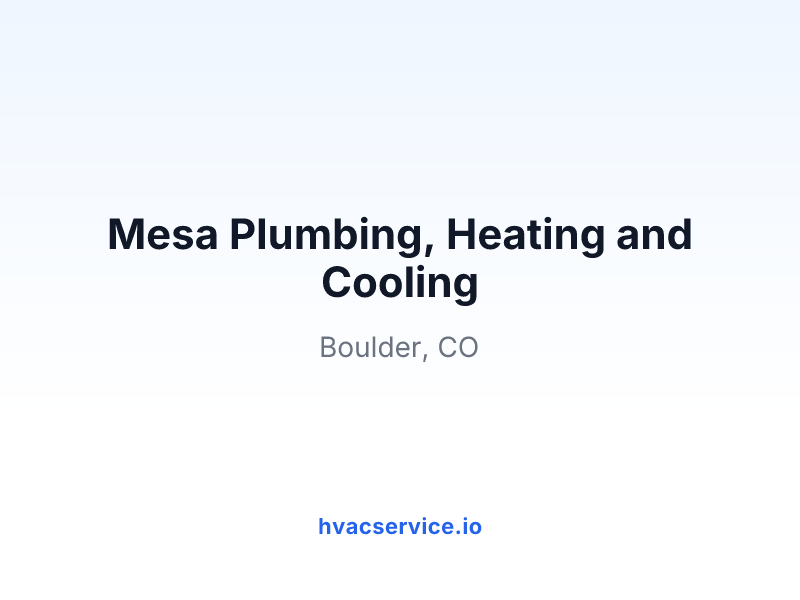 Mesa Drain Cleaning & Sewer Repair