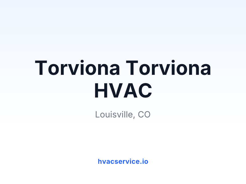 Torviona Torviona HVAC