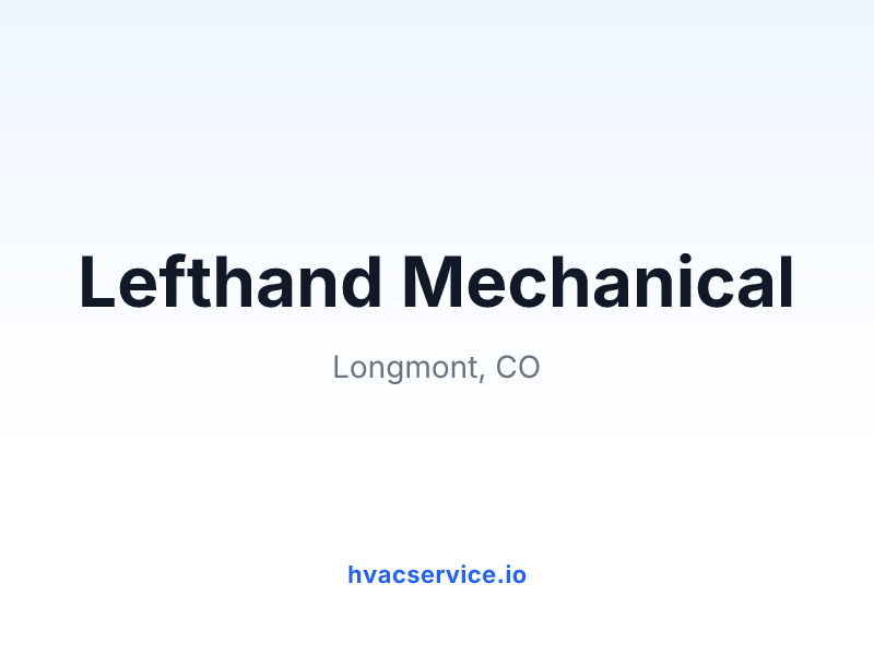 Lefthand Mechanical