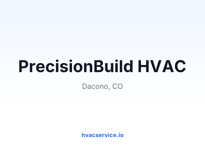 PrecisionBuild HVAC