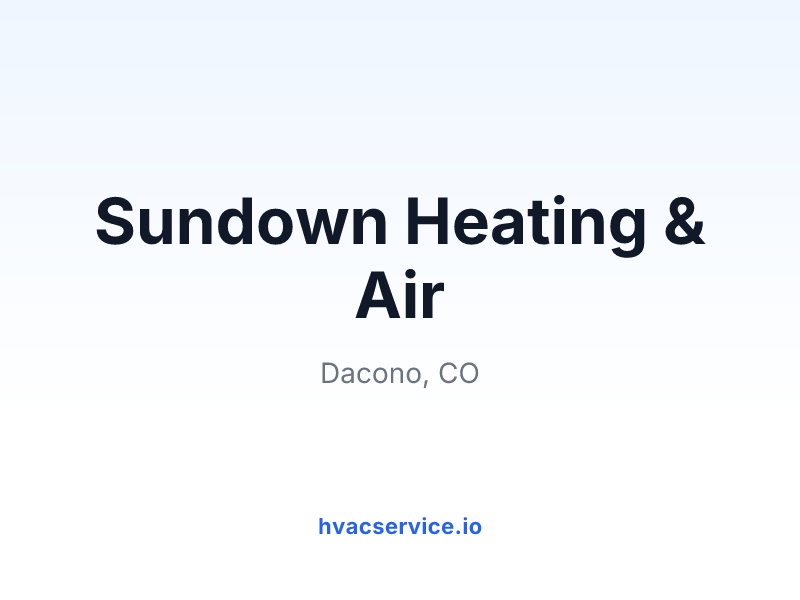 Sundown Heating & Air