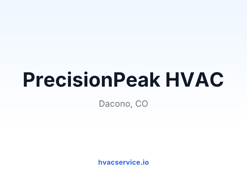 PrecisionPeak HVAC