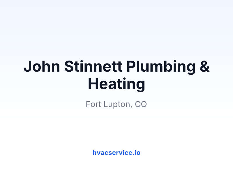 John Stinnett Plumbing & Heating