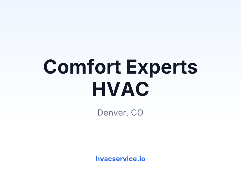 Comfort Experts HVAC
