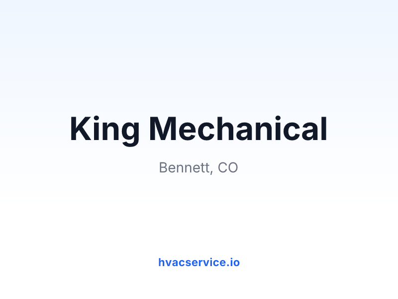 King Mechanical