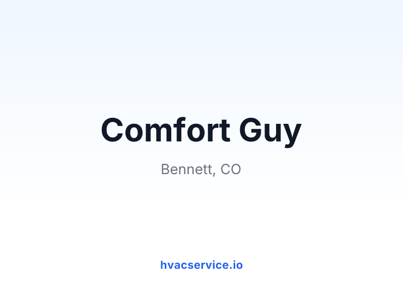 Comfort Guy