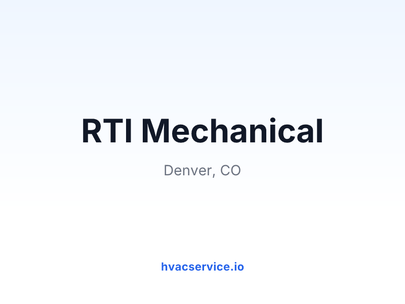 RTI Mechanical