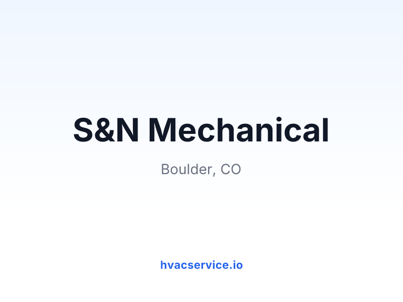 S&N Mechanical