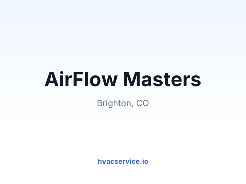 AirFlow Masters
