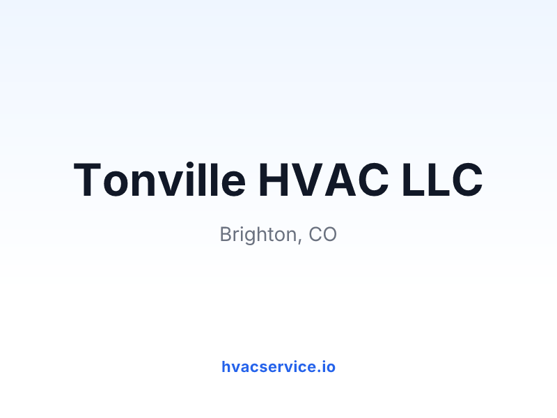 Tonville HVAC LLC