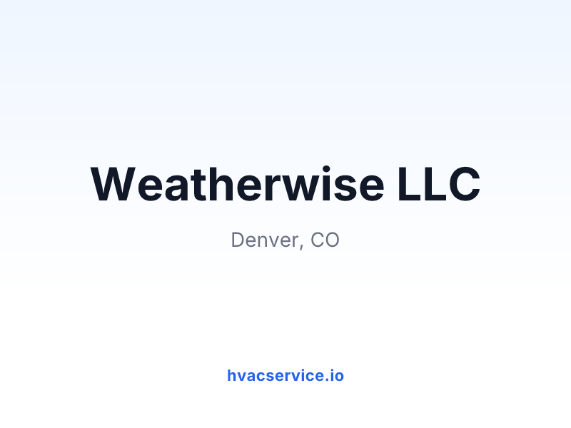 Weatherwise LLC