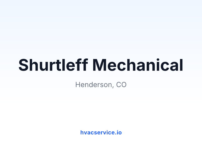Shurtleff Mechanical
