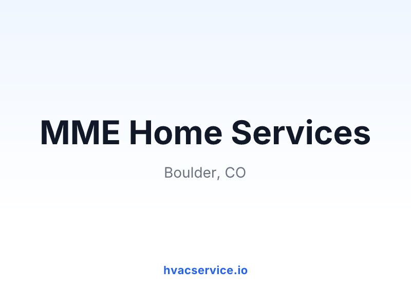 MME Home Services