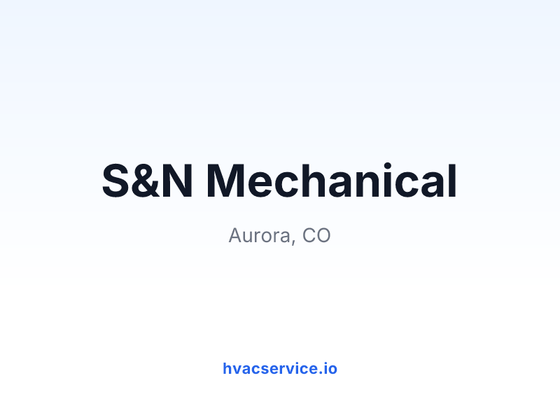 S&N Mechanical