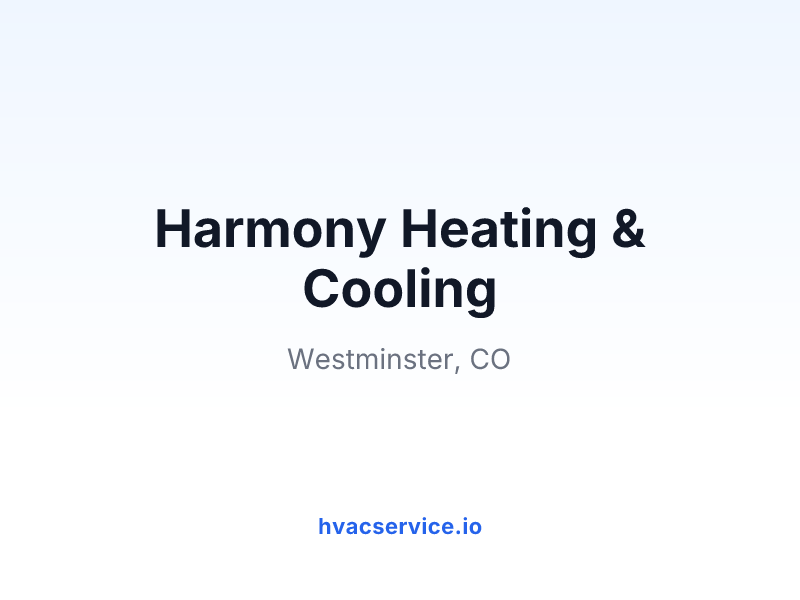 Harmony Heating & Cooling
