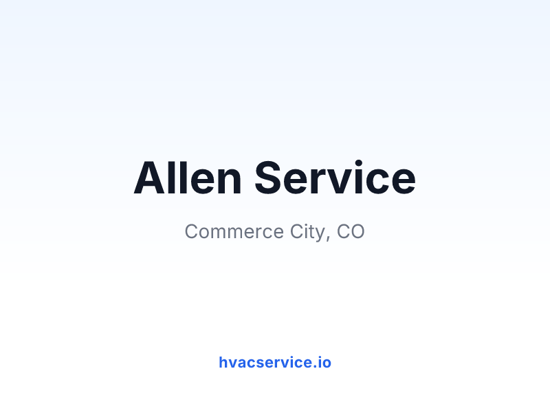 Allen Service
