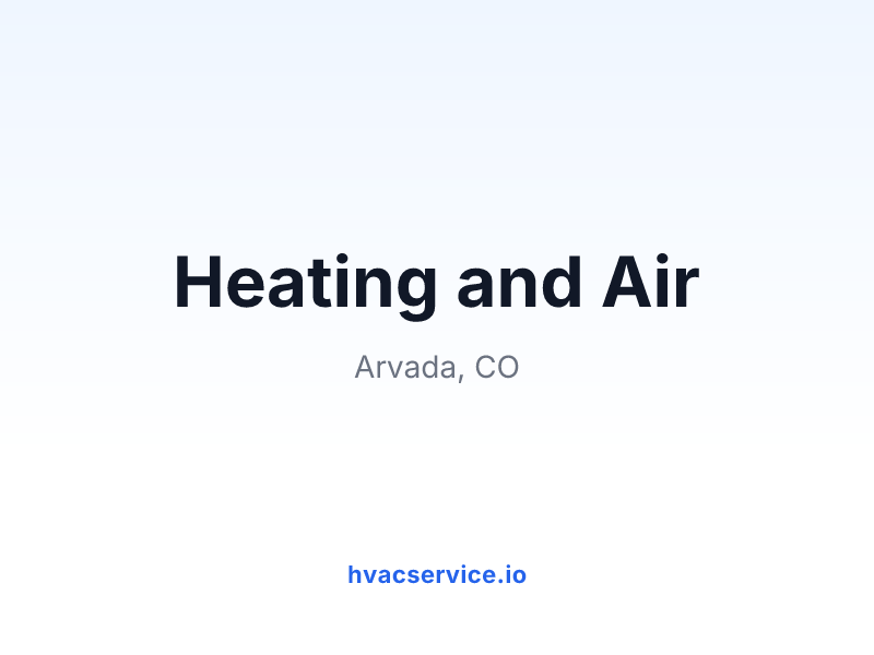 Heating and Air