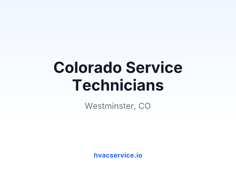 Colorado Service Technicians