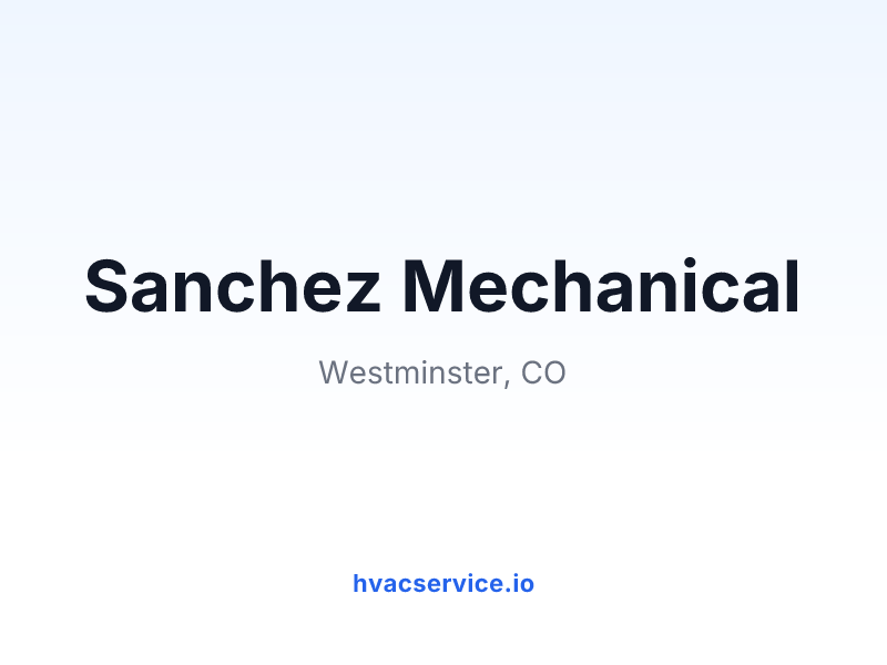 Sanchez Mechanical