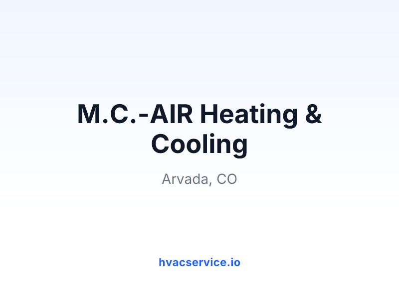 M.C.-AIR Heating & Cooling