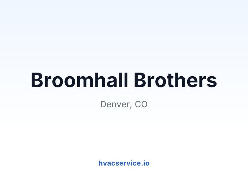 Broomhall Brothers