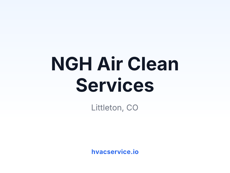 NGH Air Clean Services