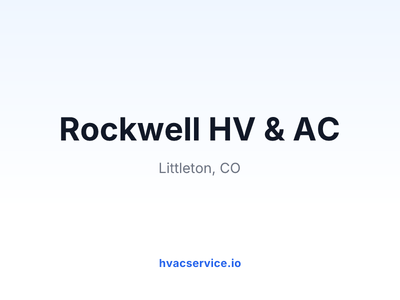 Rockwell HV & AC