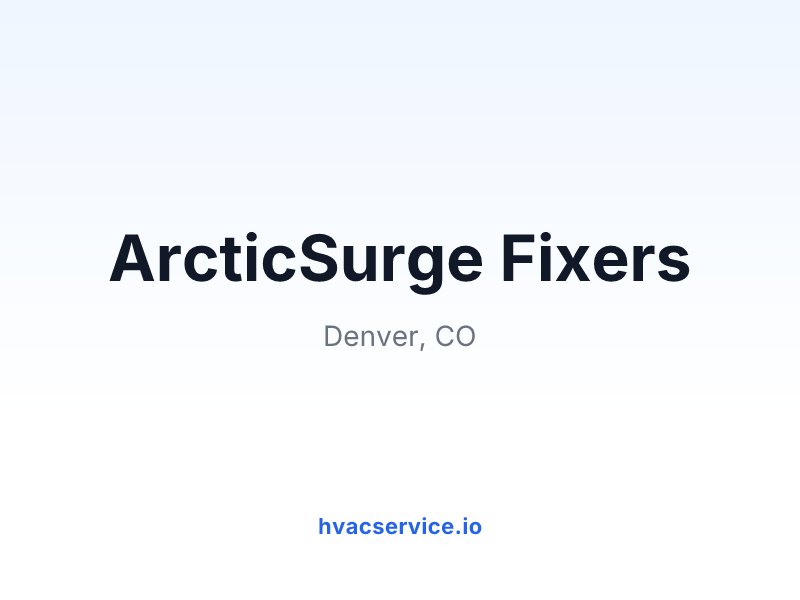 ArcticSurge Fixers
