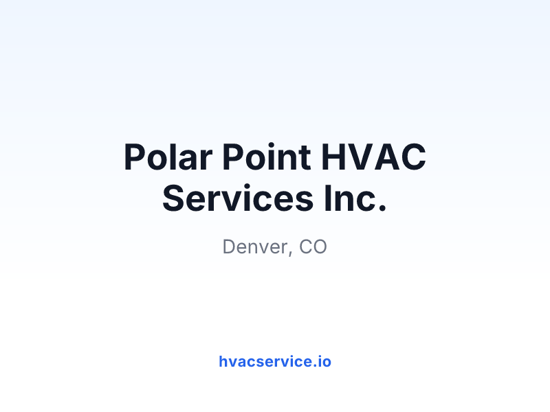Polar Point HVAC Services Inc.