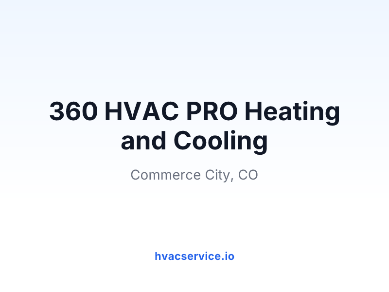 360 HVAC PRO Heating and Cooling