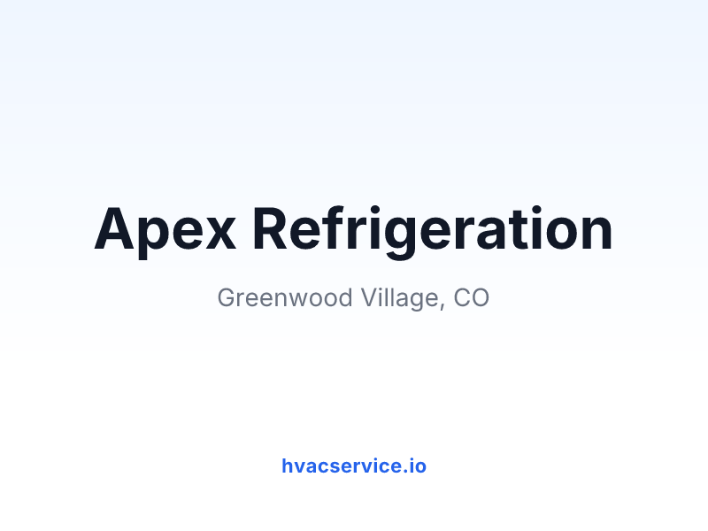 Apex Refrigeration