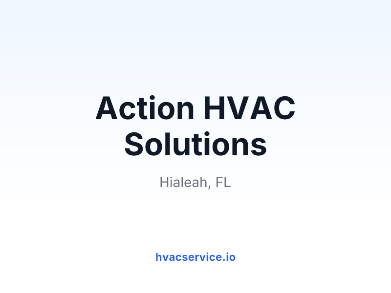 Action HVAC Solutions