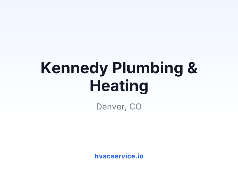 Kennedy Plumbing & Heating