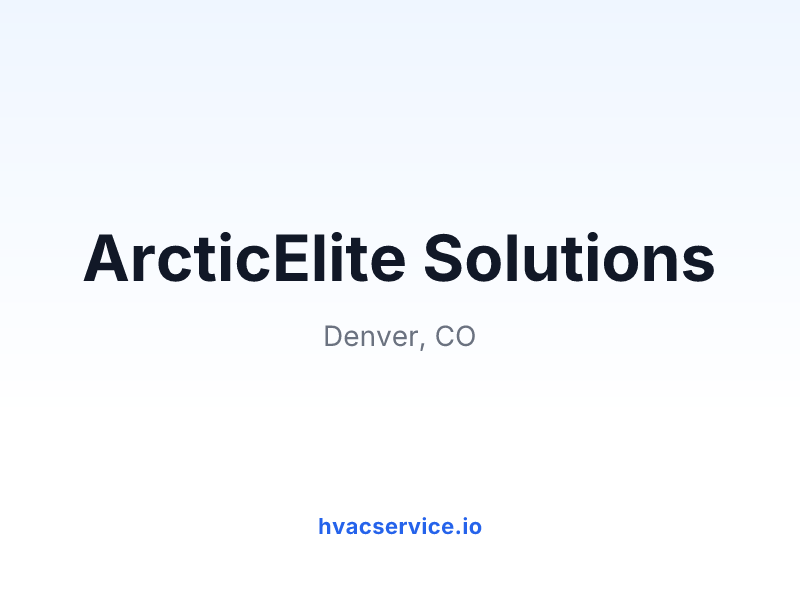 ArcticElite Solutions
