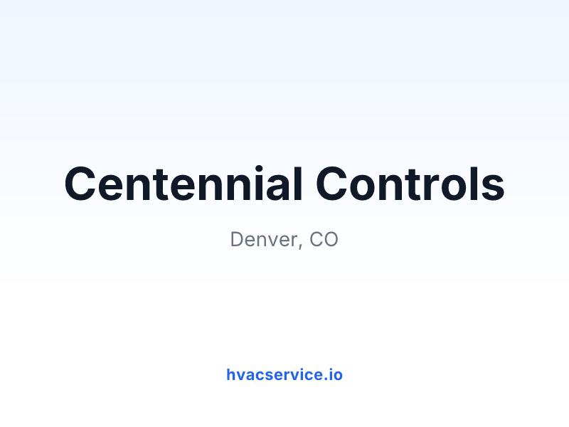 Centennial Controls