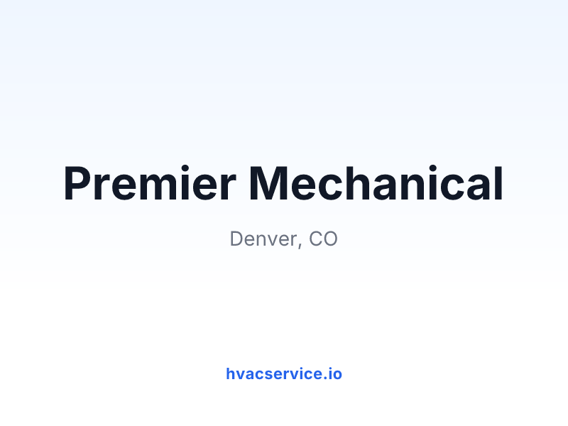 Premier Mechanical