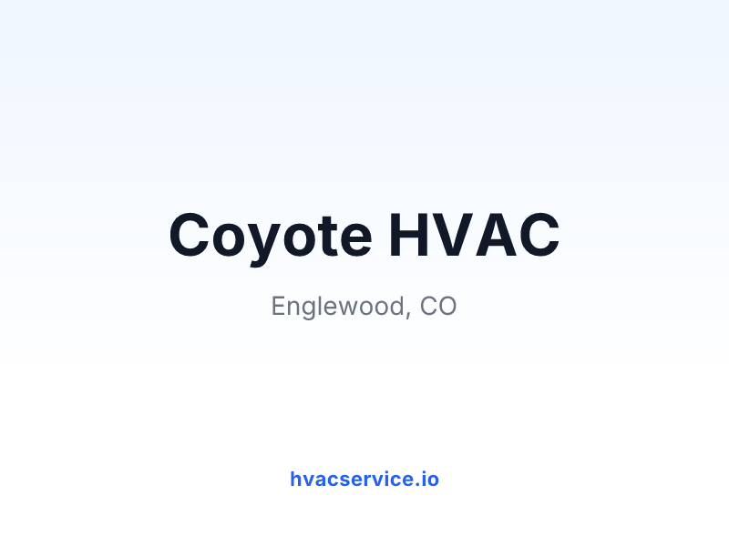Coyote HVAC